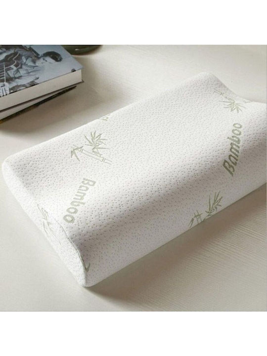 SteweHome Bamboo Μαξιλάρι Ύπνου Memory Foam Ανατομικό 35x55cm