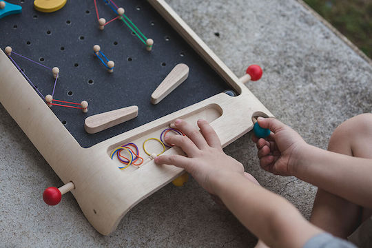 Plan Toys Wooden Tabletop Pinball Pinball For 3+ Years