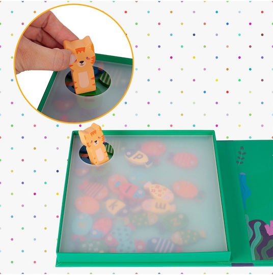 MalPlay Jucărie De Lemn De Pescuit Montessori Game Fishing Pentru 3+ Ani