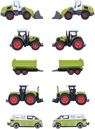 Majorette Φορτωτής CLASS SET 5 METAL FARM VEHICLES 7.5CM για 3+ Ετών