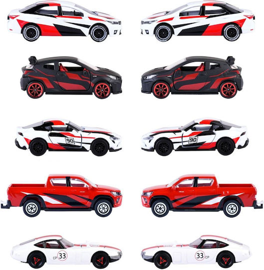 Majorette Количка Комплект 5 TOYOTA Мащаб 1:64 За 3+ Години