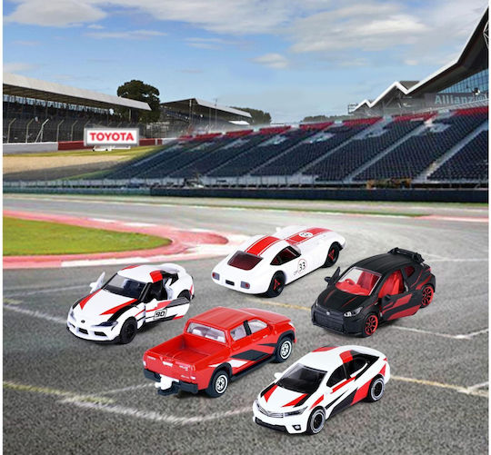 Majorette Количка Комплект 5 TOYOTA Мащаб 1:64 За 3+ Години