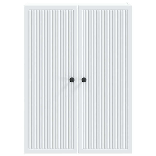 vidaXL Бански Шкаф 66x34.5x90cm Бял