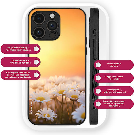 Sonique Sunset In Eden Series Samsung Galaxy M33 5g Golden Daisy Case