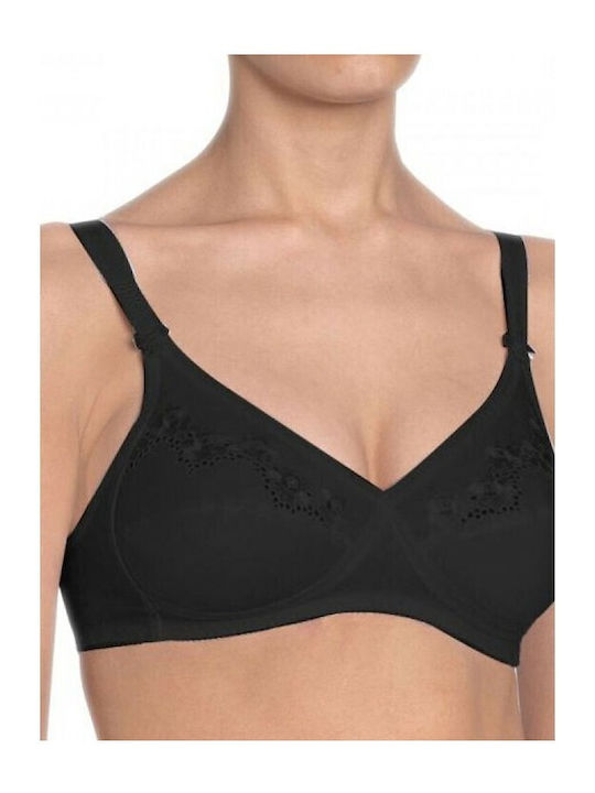 Elasti Cross Bra without Padding without Underwire Black