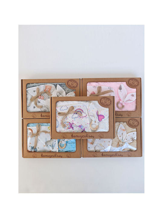 SteweHome Κουβέρτα Αγκαλιάς & Λίκνου 85x85εκ.