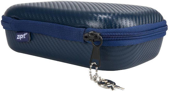 Zipit Cutie Penare Culoare Full Face Albastru Cu Fermoar Compartiment Interior