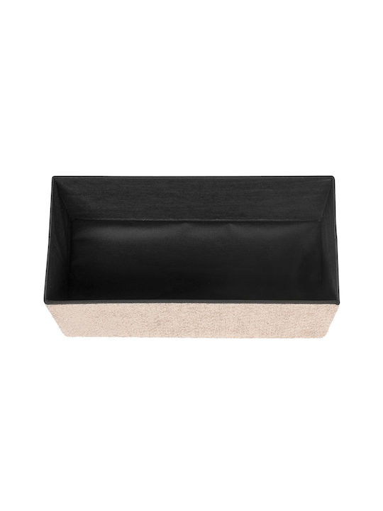 Bench Stool Bed With Storage Space Wooden A-s Soana Taupe 76x38x38cm