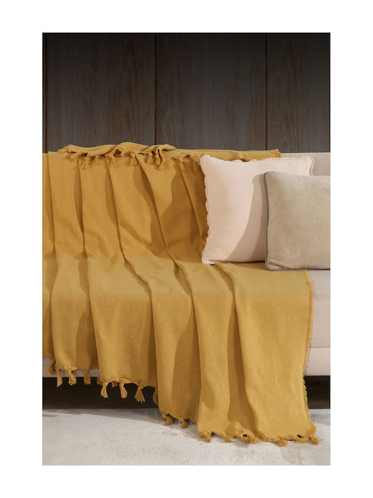 SteweHome Armchair Throw 180x215cm Natural