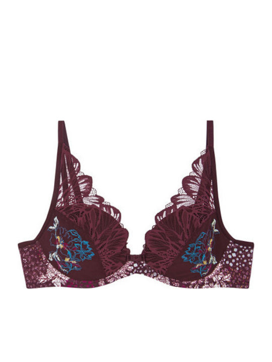 Lavish Spotlight WP Triangle Triangle Bra Underwire Burgundy