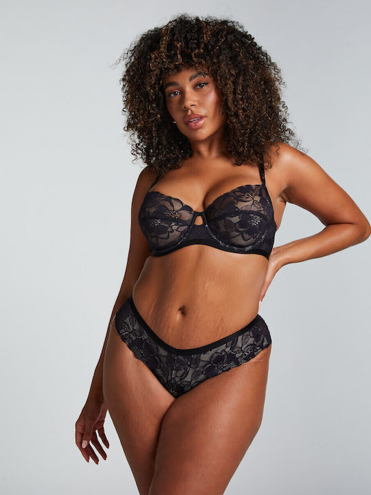 Sophia Bra without Padding Underwire Black