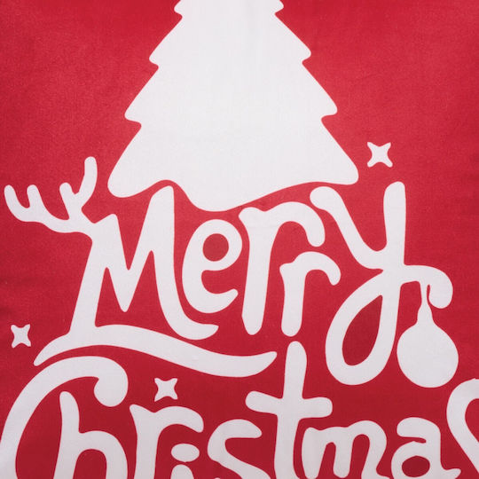 Das Home Christmas Decorative Pillow Square Red 45x45cm