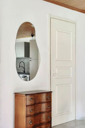SteweHome Asymmetrical Bathroom Mirror Led 50x100cm Yellow