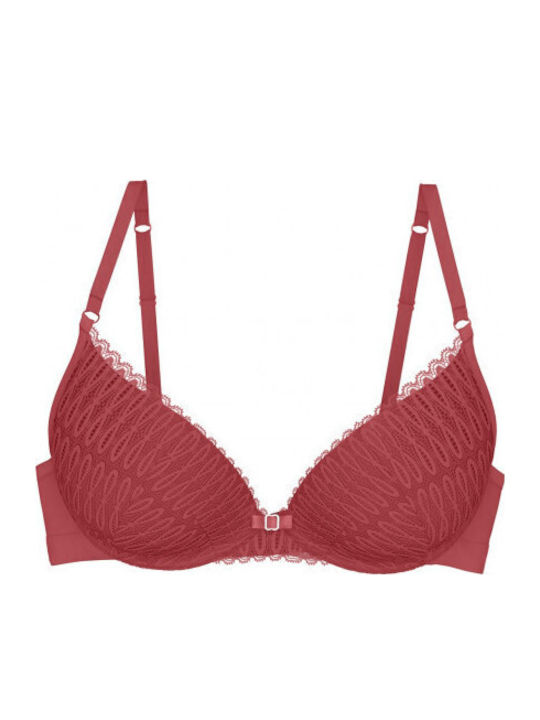 Aura Spotlight Push Up Bra Underwire Strawberry Allure