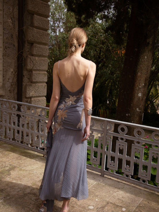 Maxi Dress for Wedding - Christening Blue Phasedress