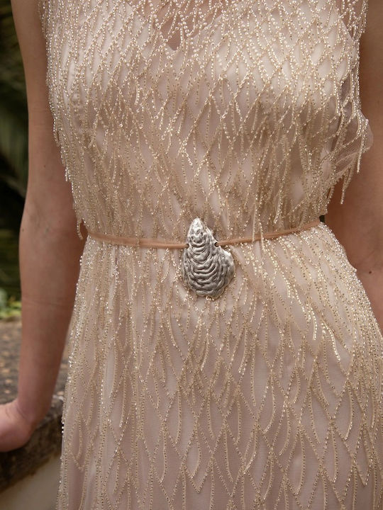 Rochie-Cămașă Bej