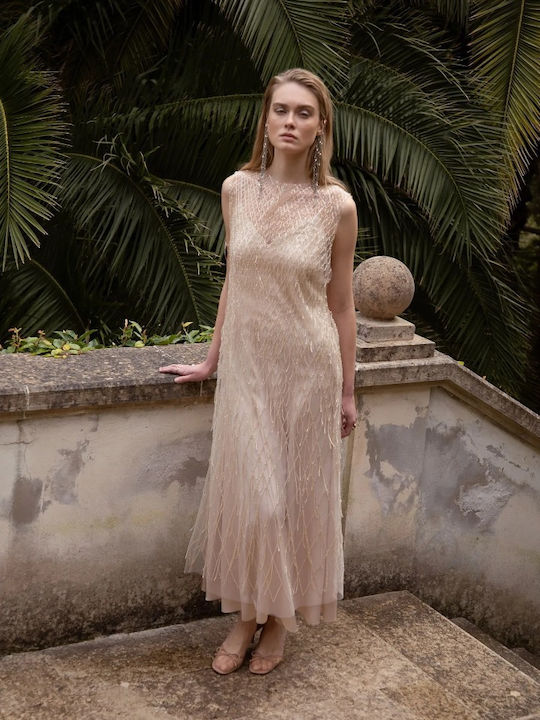 Rochie-Cămașă Bej