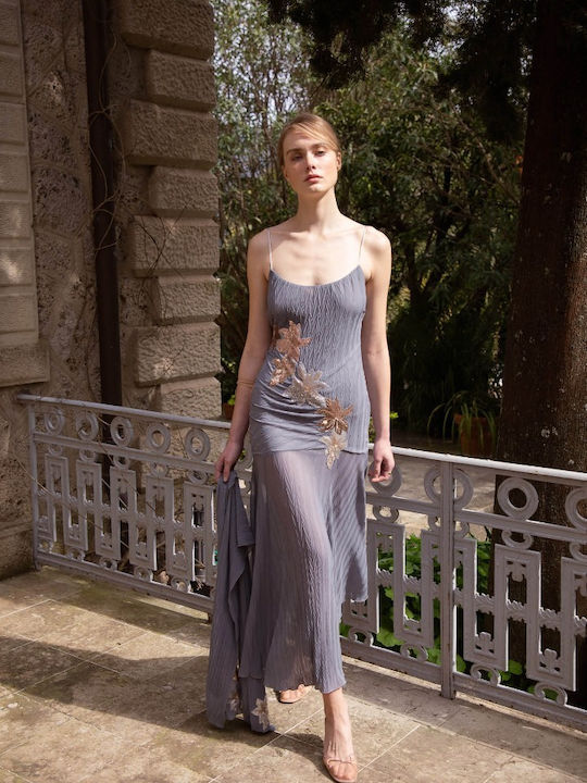Maxi Dress for Wedding - Christening Blue Phasedress