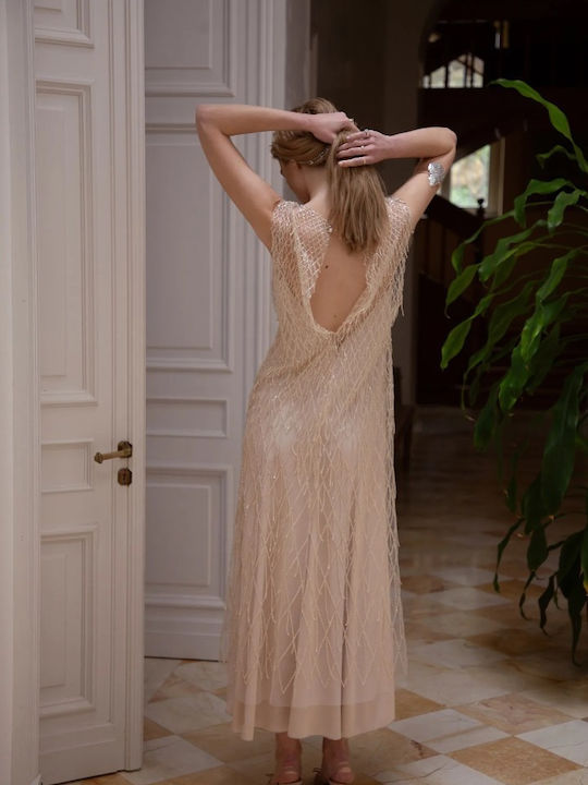 Rochie-Cămașă Bej