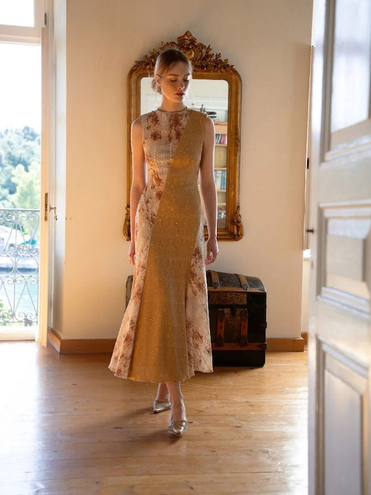 Midi Damenkleid Für Hochzeit - Taufe Mehrfarbig