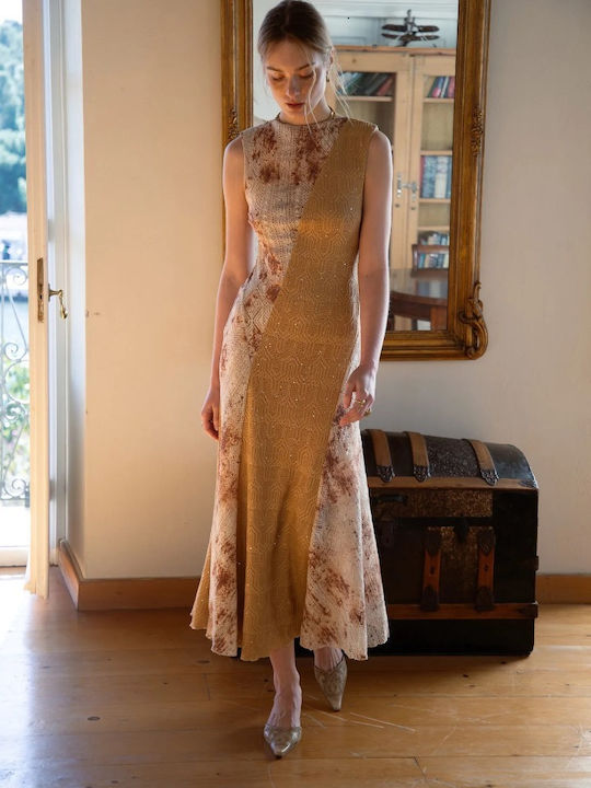 Midi Damenkleid Für Hochzeit - Taufe Mehrfarbig