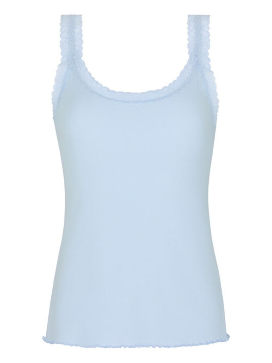 Αμάνικο Jersey Rib Lace Γυναικείο Φανελάκι