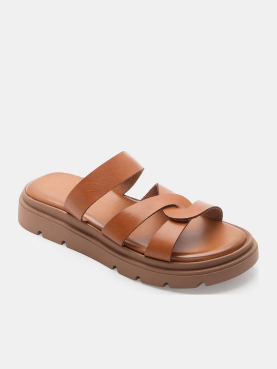 Γυναικεία Σανδάλια Flatforms Καφέ