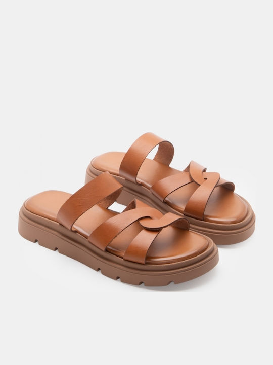 Γυναικεία Σανδάλια Flatforms Καφέ