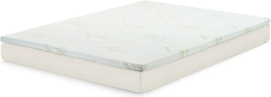 SteweHome Mattress Topper Double Foam with Removable Cover 150x200x2cm