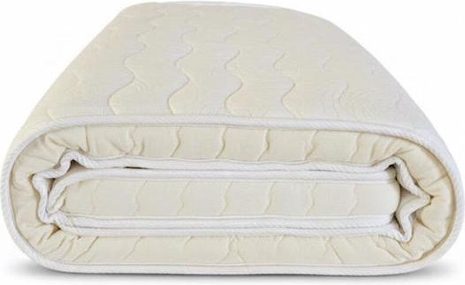 SteweHome Mattress Topper Semi-Double Foam Strapped 120x180x5cm