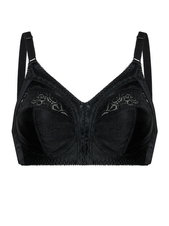Claudette Bra with Light Padding without Underwire Black