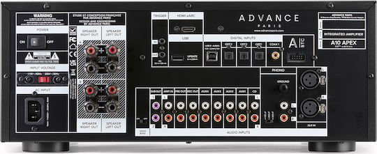 Advance Paris A10 Apex Hybrid Integrated Hi-Fi Stereo Amplifier 396W/4Ω 260W/8Ω ADVA10APEX