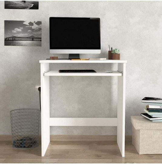 SteweHome Computer Büro Aus Holz Weiß 60x45x73.8cm