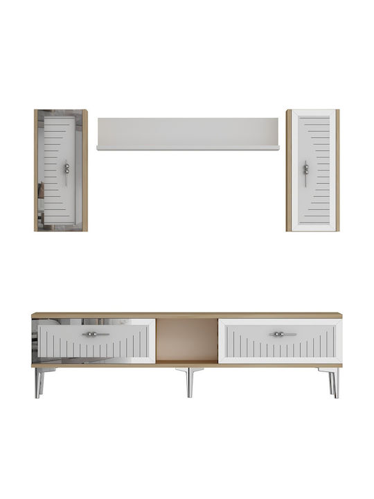 Gold TV Stand L150xD30xH41cm