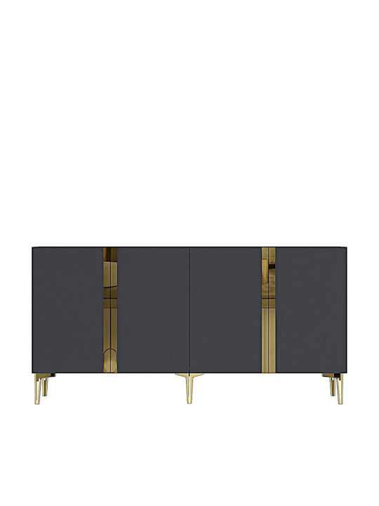 Έπιπλο Τηλεόρασης Γκρι Μ150xΠ32xΥ75cm