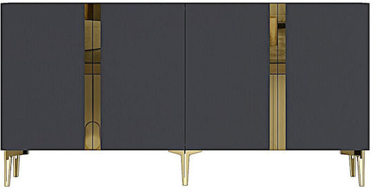 Έπιπλο TV Επιδαπέδιο Γκρι 150x32x75εκ. Έπιπλο TV Επιδαπέδιο Γκρι 150x32x75εκ.