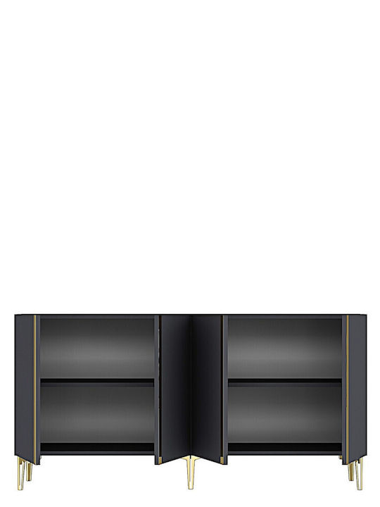 Έπιπλο Τηλεόρασης Γκρι Μ150xΠ32xΥ75cm