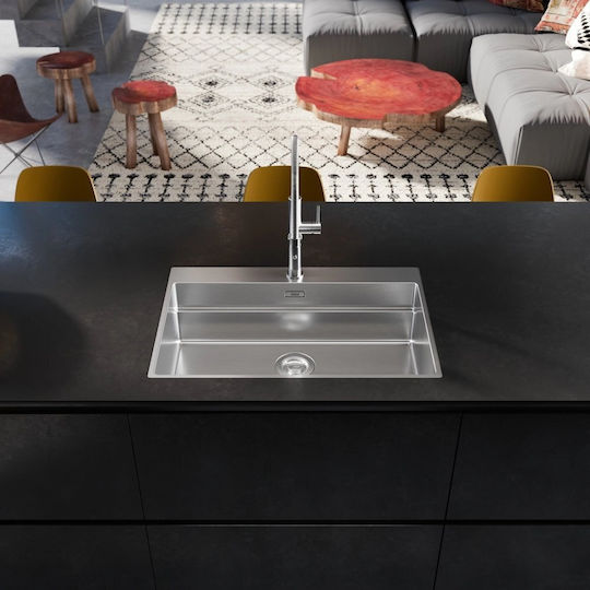 Franke Box Bxx Подплотова Кухненска Мивка Inox Д79xШ51cm