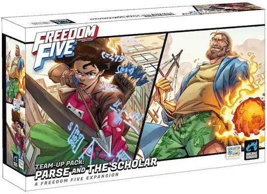 Επέκταση Παιχνιδιού Freedom Five – Parse & The Scholar Team-Up για 1-5 Παίκτες 14+ Ετών AWGDTE15FFPS (EN) Arcane Wonders