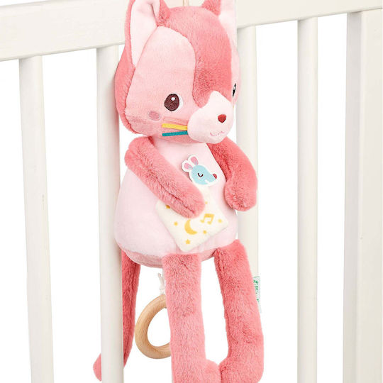 Lilliputiens Wooden Animal with Music Light and Sounds for Newborns