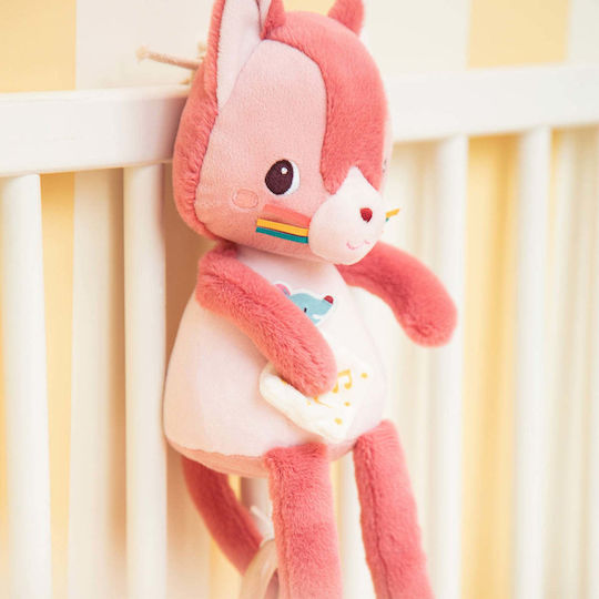 Lilliputiens Wooden Animal with Music Light and Sounds for Newborns