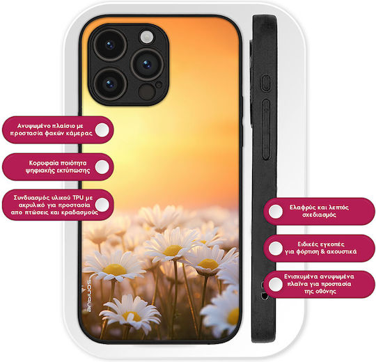 Sonique Sunset In Eden Series Samsung Galaxy Z Fold 6 Golden Daisy Case