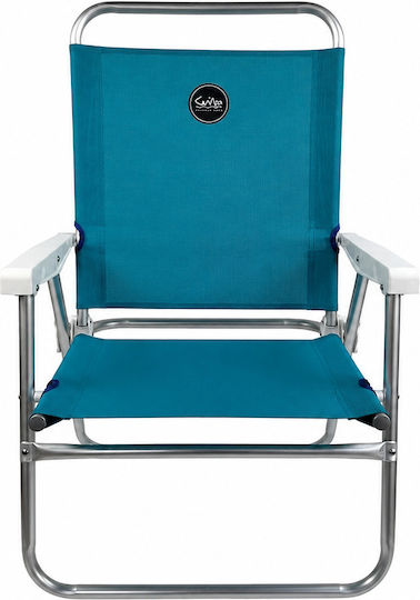 Campo Aluminium Blue Beach Chair 62x57x41cm