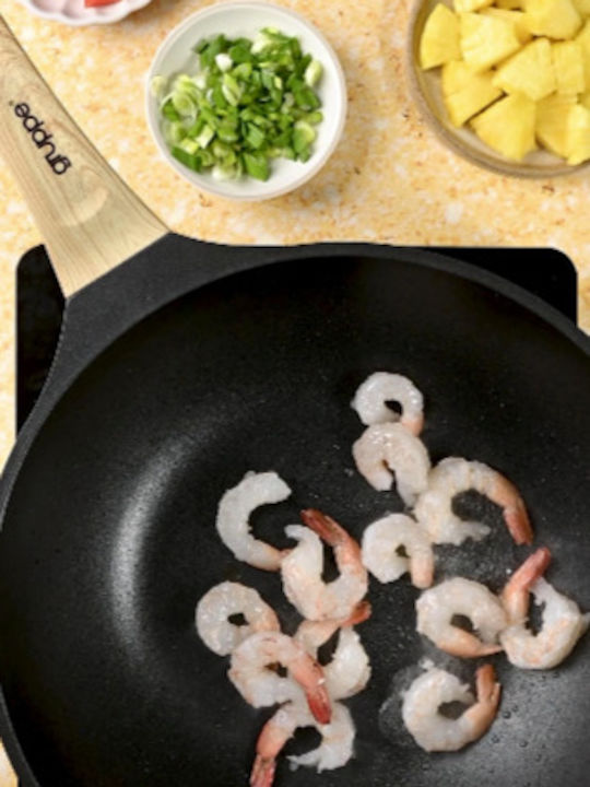 Gruppe Cookin Wok With Lid made of Aluminum with Non-Stick Coating 30cm