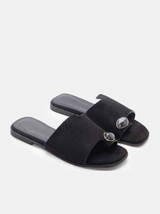 Women's Flat Sandals Black