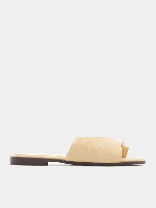 Women's Flat Sandals Yellow