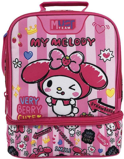 Lunch Bag 22x16x28cm Insulated My Melody Pink Bow