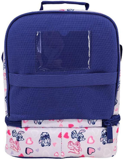 Must Team Stitch School Insulated Lunch Bag 7 Litre Purple 16cm