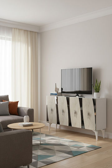 Μπουφές Ξύλινος Καφέ 120x30x79cm Μπουφές Ξύλινος Καφέ 120x30x79cm
