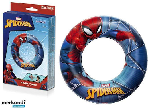 Inflatable Spider-man Swim Ring 48x11cm Bestway 98003